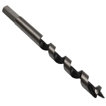 QUALTECH Long Auger Drill, Industrial Quality Professional Grade, 58 Diameter, 23 Overall Length, Hex Shan DMS73-4010